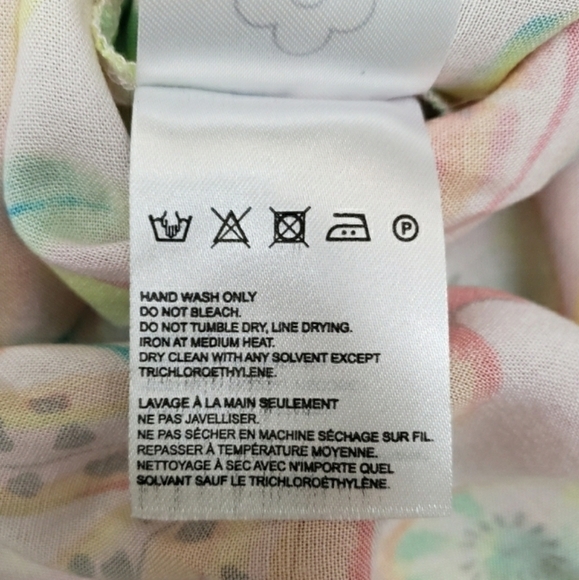 Farm Rio Rainforest Wrap Blouse Size S - Picture 7 of 11